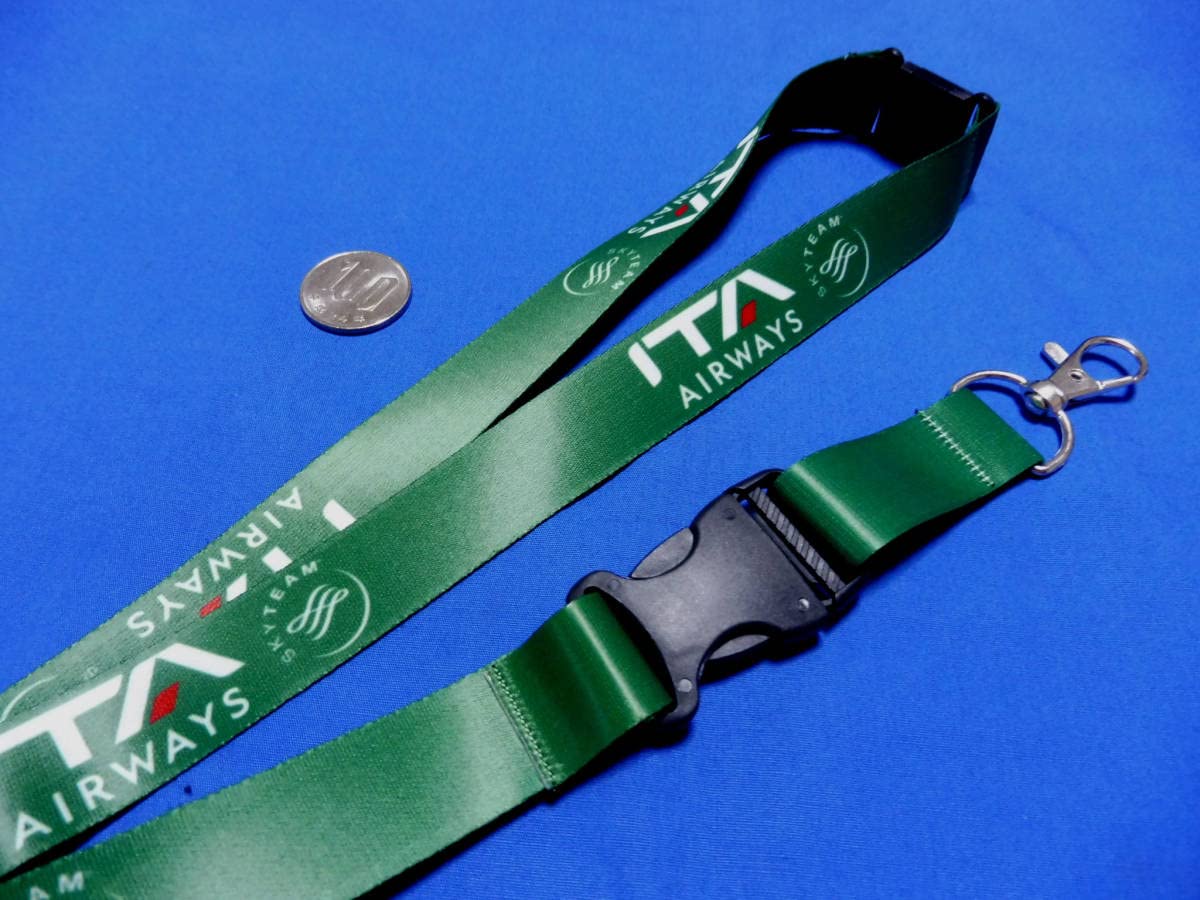 Amazon.co.jp: ITA AirwaykyTeamロゴ入り着脱式ネックストラップ