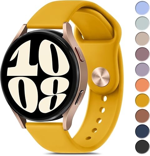 Meliya Correas compatibles con Samsung Galaxy Watch 6 Band 1.575 in 1.732 in, Galaxy Watch 6 Classic Band 1.693 in 1.850 in, 0.787 in, correa de