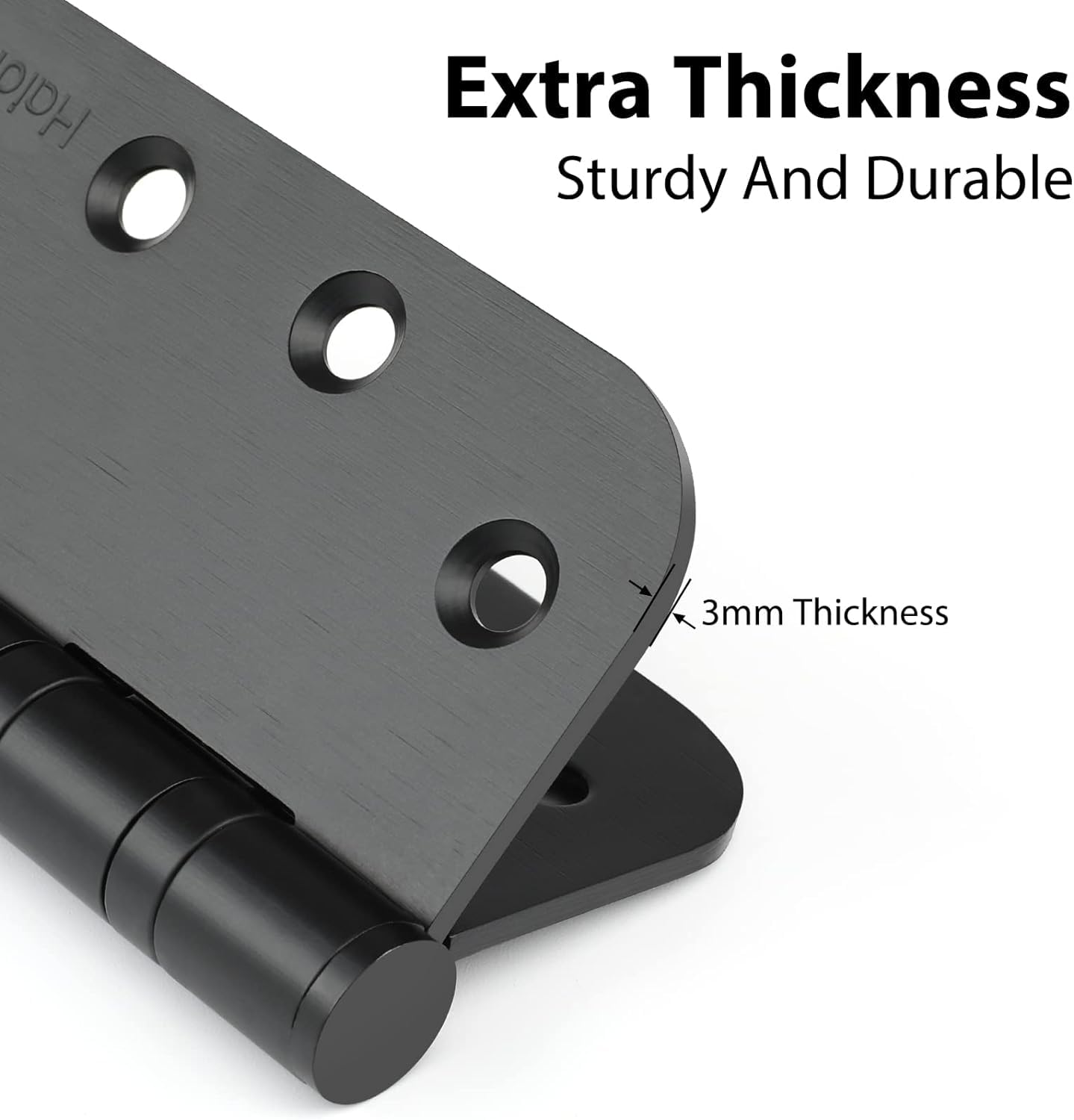 Snapklik.com : Haidms 304 Stainless Steel Black Ball Bearing Door ...