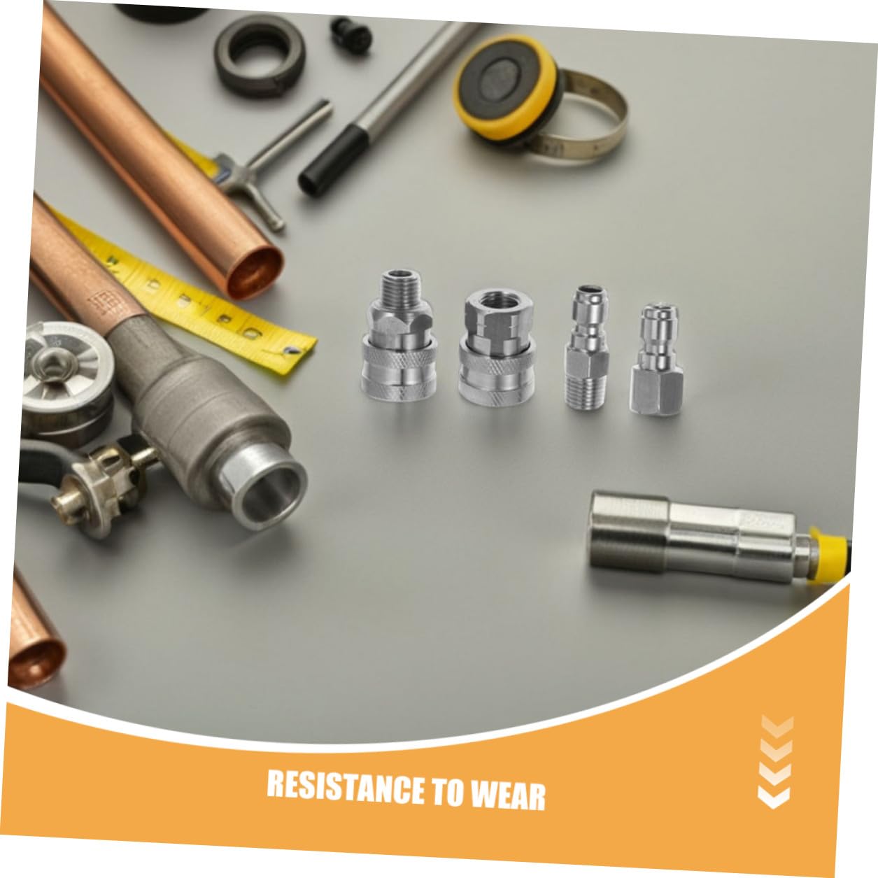 OUNONA 8 pièces Raccords Rapides Hydrauliques pour Tracteur Adaptateurs Acier Inoxydable Npt pour Nettoyeur Haute Pression Connecteurs Robustes pour Tuyaux à Haute Pression