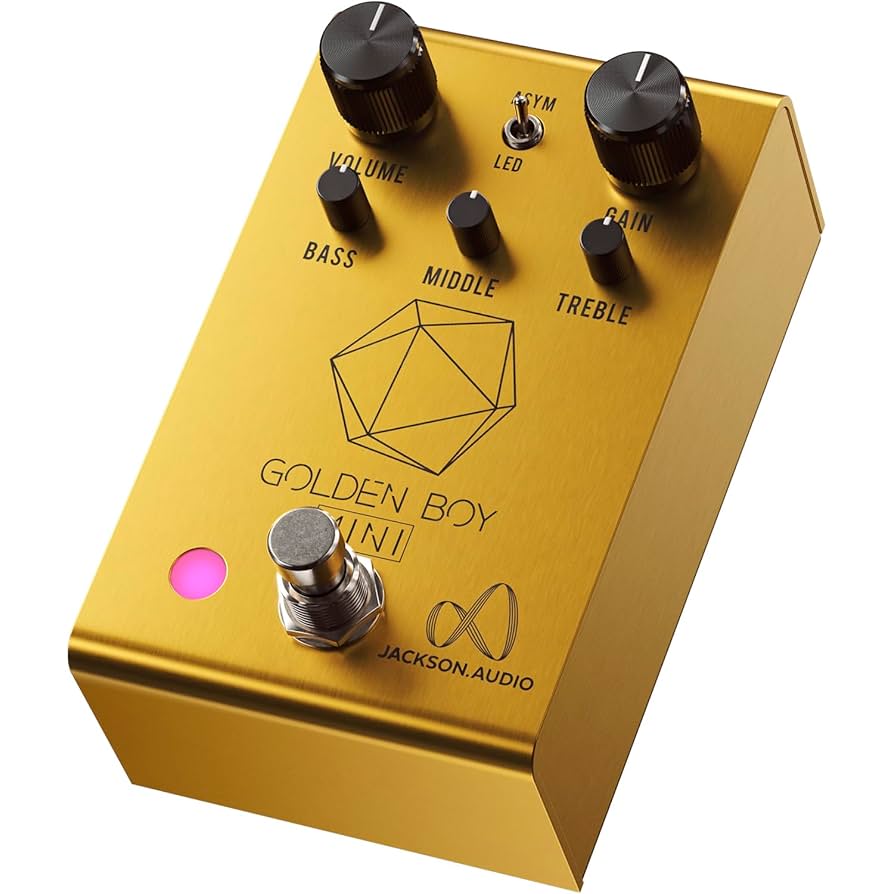 JACKSONlAUDIO GOLDEN BOY MINI ギターエフェクター Amazon | Jackson Audio Golden Boy Mini - ミニオーバー