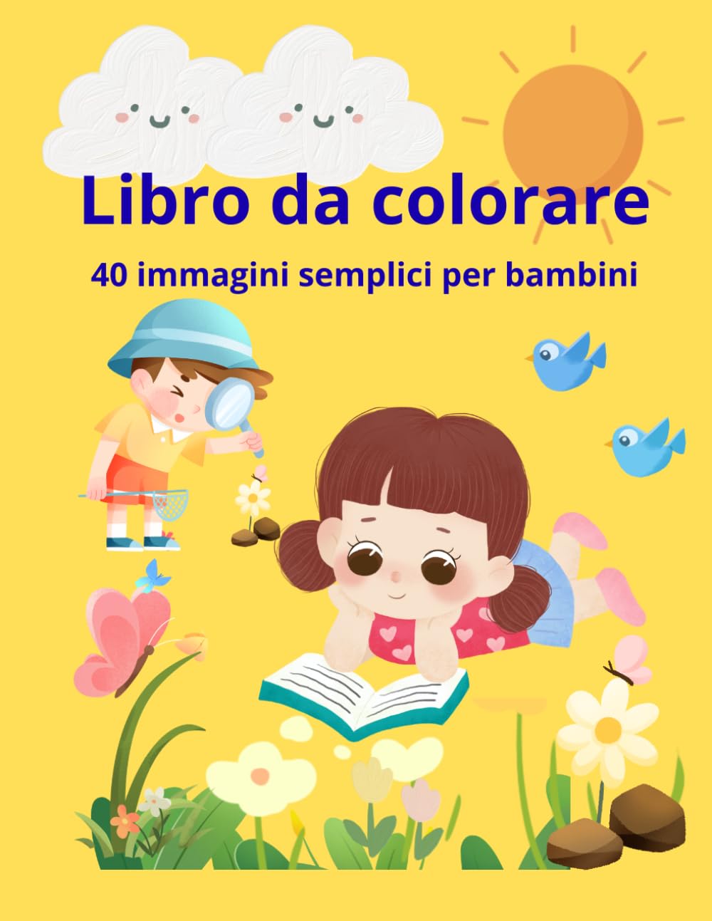 Libro da colorare: 40 disegni da colorare per bambini