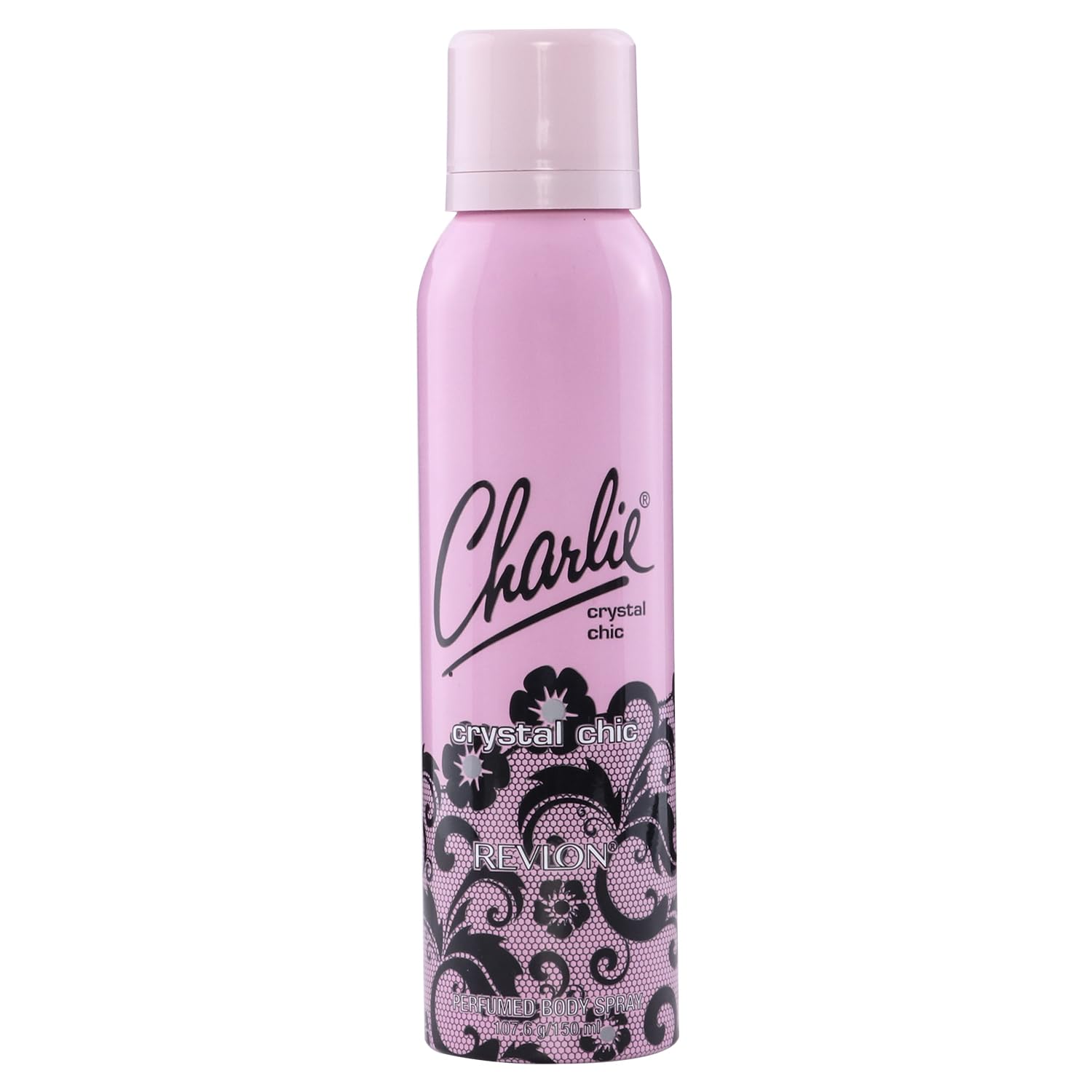 Charlie Perfume Body Spray for women | Refreshing Floral, Musk & Mint Fragrance, Crystal Chic | Skin Friendly | Long Lasting Freshness Spray | 150ml