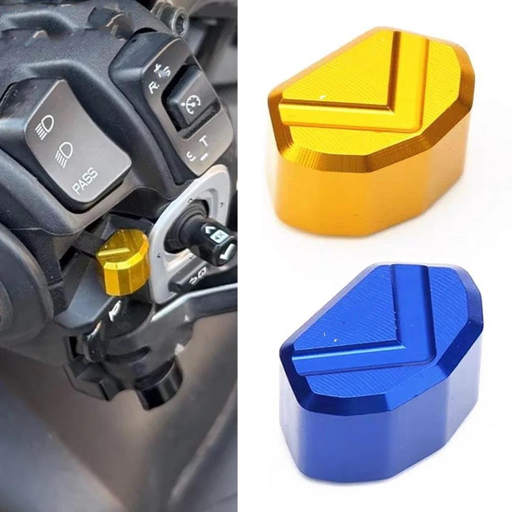 Tapón Llenado Aceite del Motor Tapa del Depósito del Cilindro Maestro del Líquido De Frenos para Motocicleta T-MAX TMAX 560 530 500 TMax530 SX DX Tech MAX TMAX560(Yellow,3 pcs)