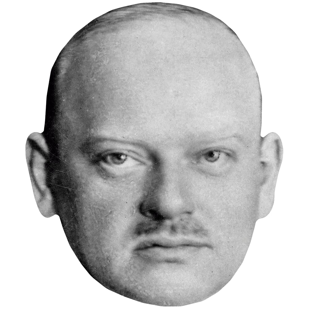 Gustav Stresemann (BW) Big Head. Larger than life mask.