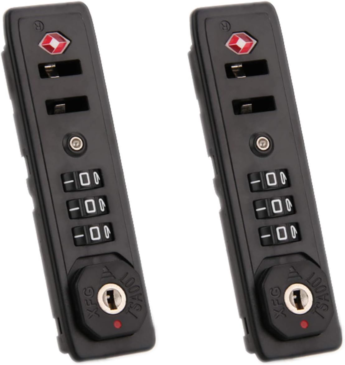 Suitcase Lock,Combination Lock, Set of A Pair S122#(DL) Password Lock Replacement suitcases/Luggage Lock for Suitcase Pull Rod Box Trunk Box DIY