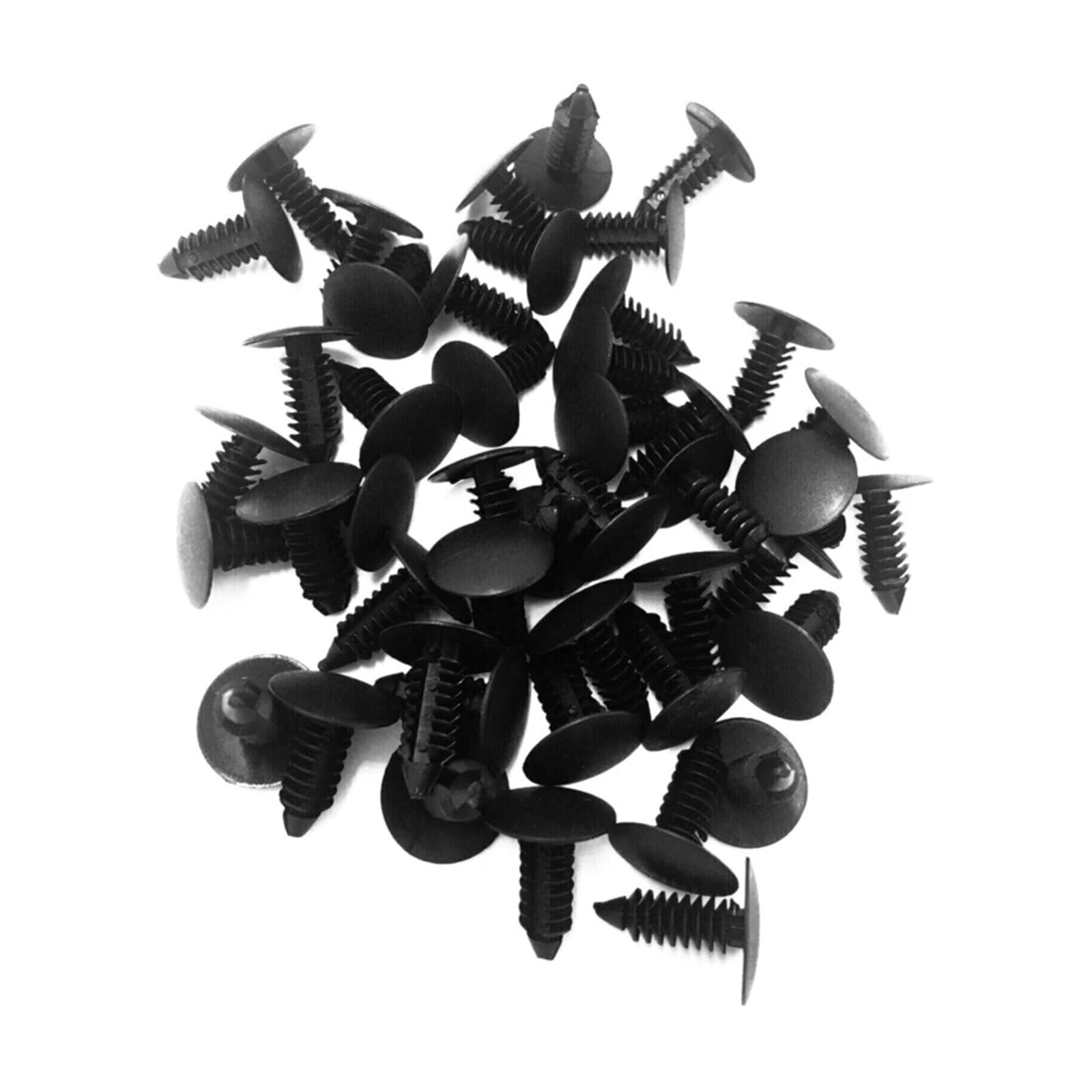 Fdcskinx 8Mm Retainer 100 Pcs Car Surround Retainer Bumper 8Mm Hole Size Auto Push Pin Rivets Fastener