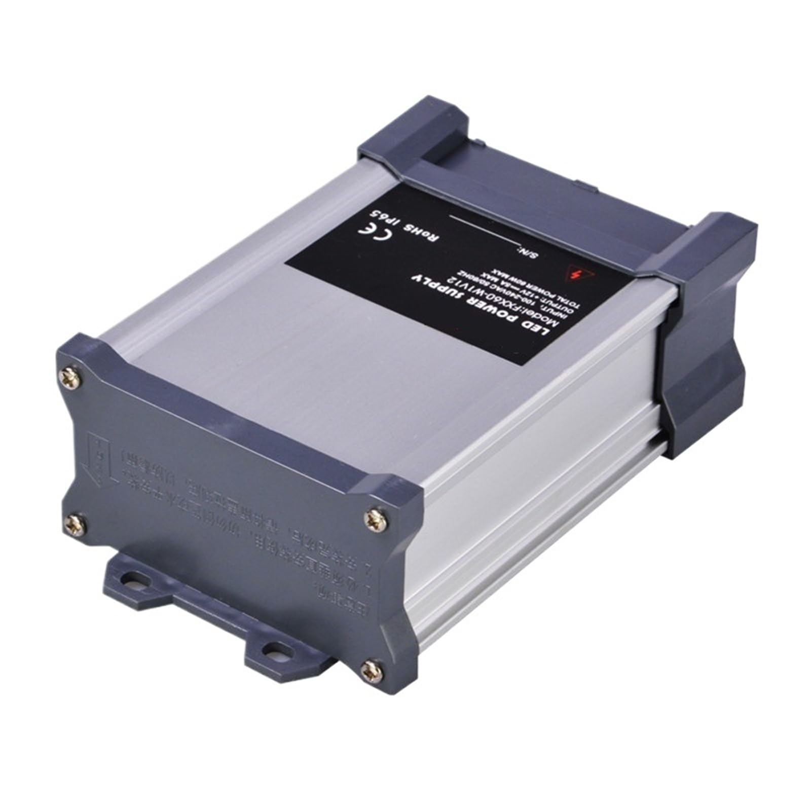 Fuentes de alimentación de 60 W y 12 V, 5 A, resistentes a la lluvia, 110 V, 220 V CA a CC, controladores de interruptores de iluminación, carga completa de contenedores, venta al por mayor