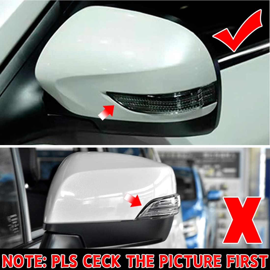 Dynamiczny kierunkowskaz Lusterko wsteczne Przydymione soczewki Kierunkowskaz Kierunkowskaz LED Turn Singal Migacz Kompatybilny z Subaru Outback Legacy 2008-2011