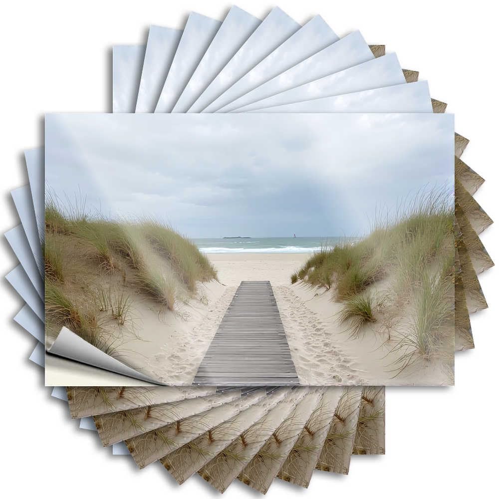 Feminist, Quote Water Path to The Beach: A Serene Coastal Scene | Best Must(6X9CM)