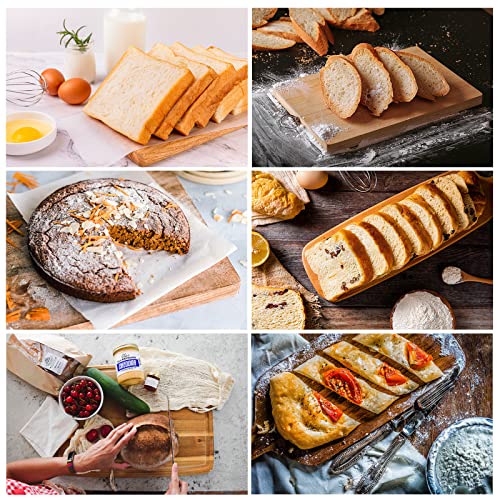Kiss Core 18.1-Inch Bread Knife For Homemade Bread, Long Serrated Bread Knife Stainless Steel Bread Cutter For Cakes, Sandwiches #TOP7