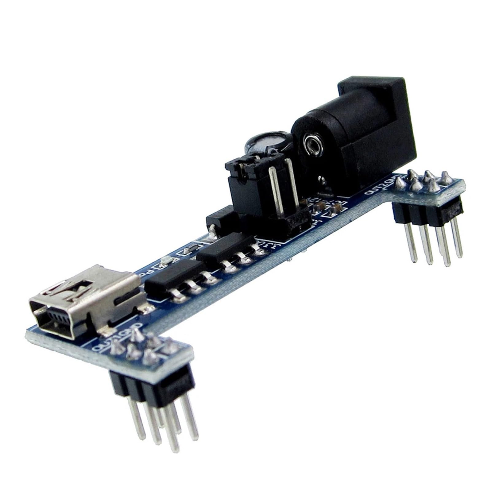 Module d'alimentation MB102 pour plaque d'essai éliminant les baisses de tension 5V