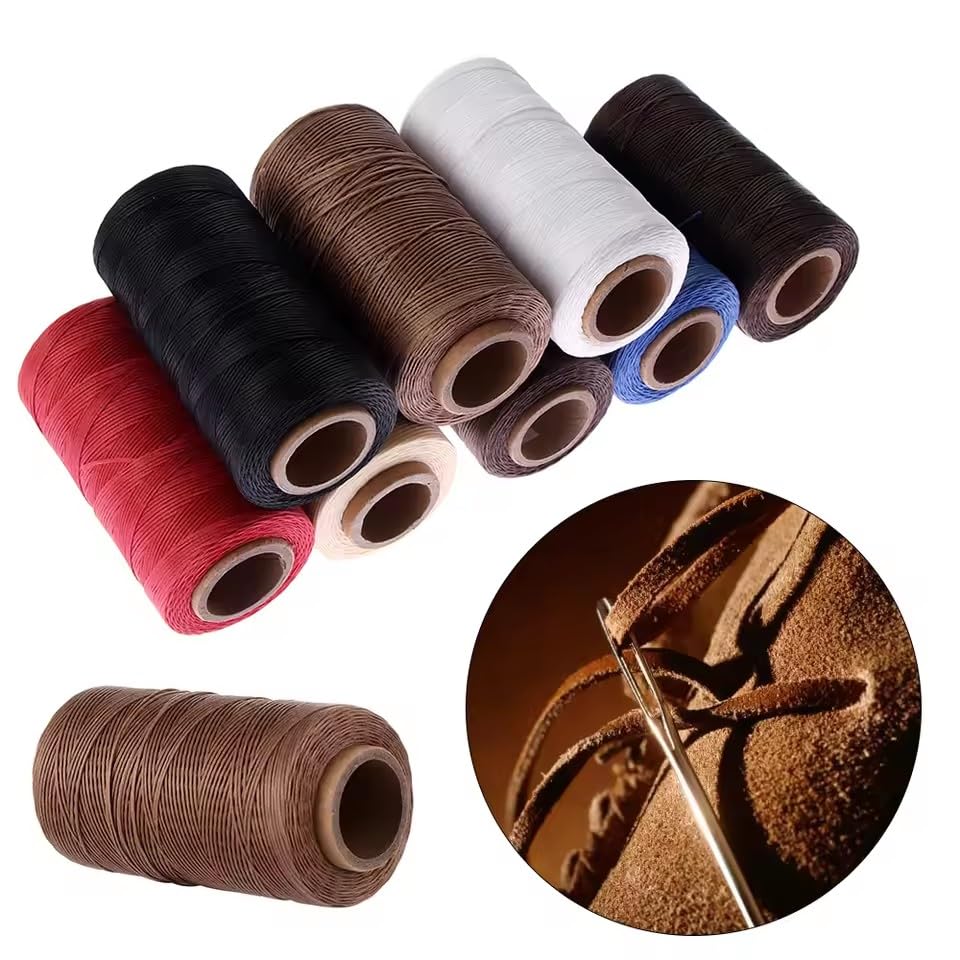 Hilo encerado para coser 1mm 260M color negro miniatura 5