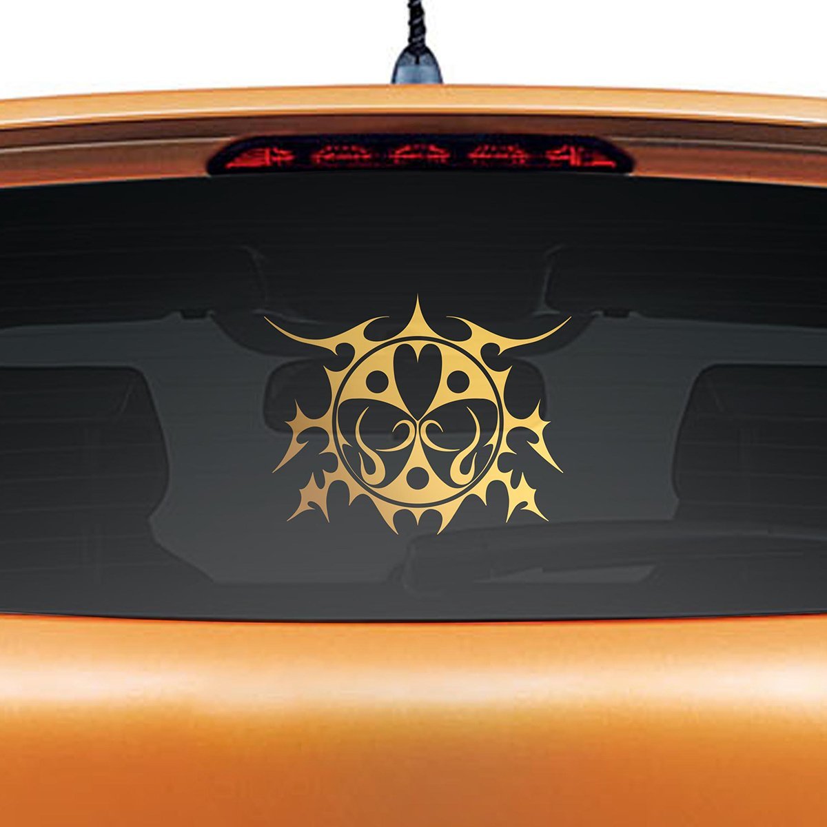 WallDesign Graphics for Cars Alien Ant Gold Colour Reflective Stickers