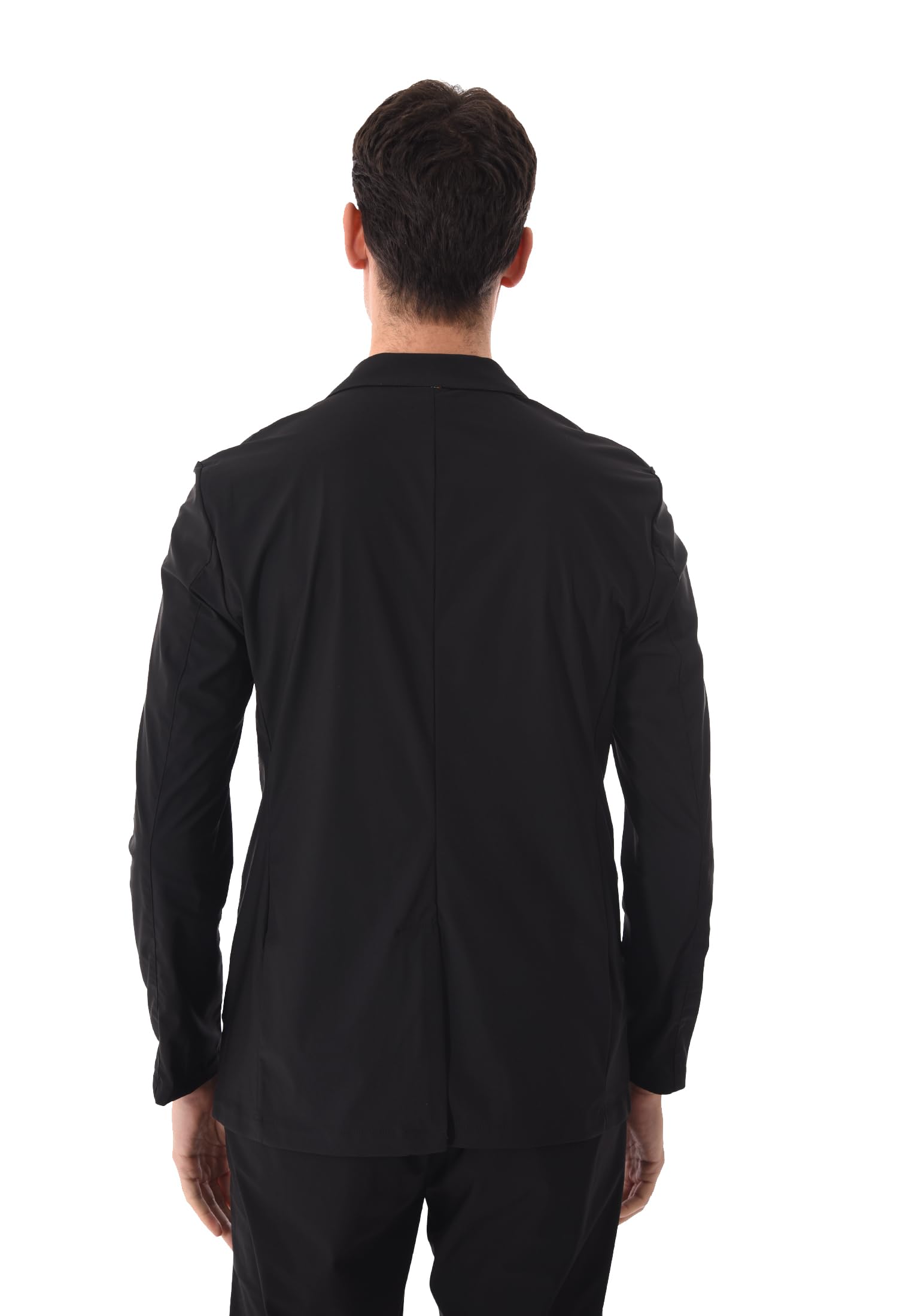 Ciabalù Giacca Uomo Elegante Slim Fit No Stiro Stretch Estiva Blazer Uomo Tecnico Leggero da Viaggio con Sacchetto Travel Incluso