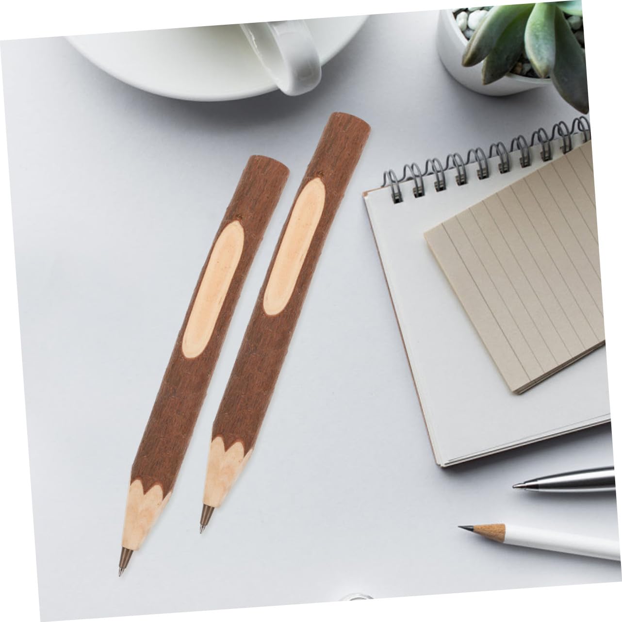 Veemoon 50 Pezzi Matite in Naturale Design per Scrittura e Matite Lunghe Resistenti per Scuola Ufficio e Artistico