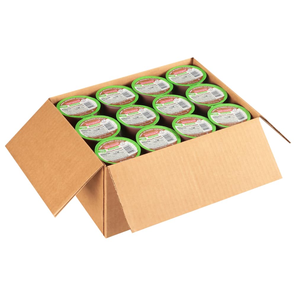 Kozy Shack Chocolate Pudding No Sugar Added, 4 Ounce -- 48 per case.
