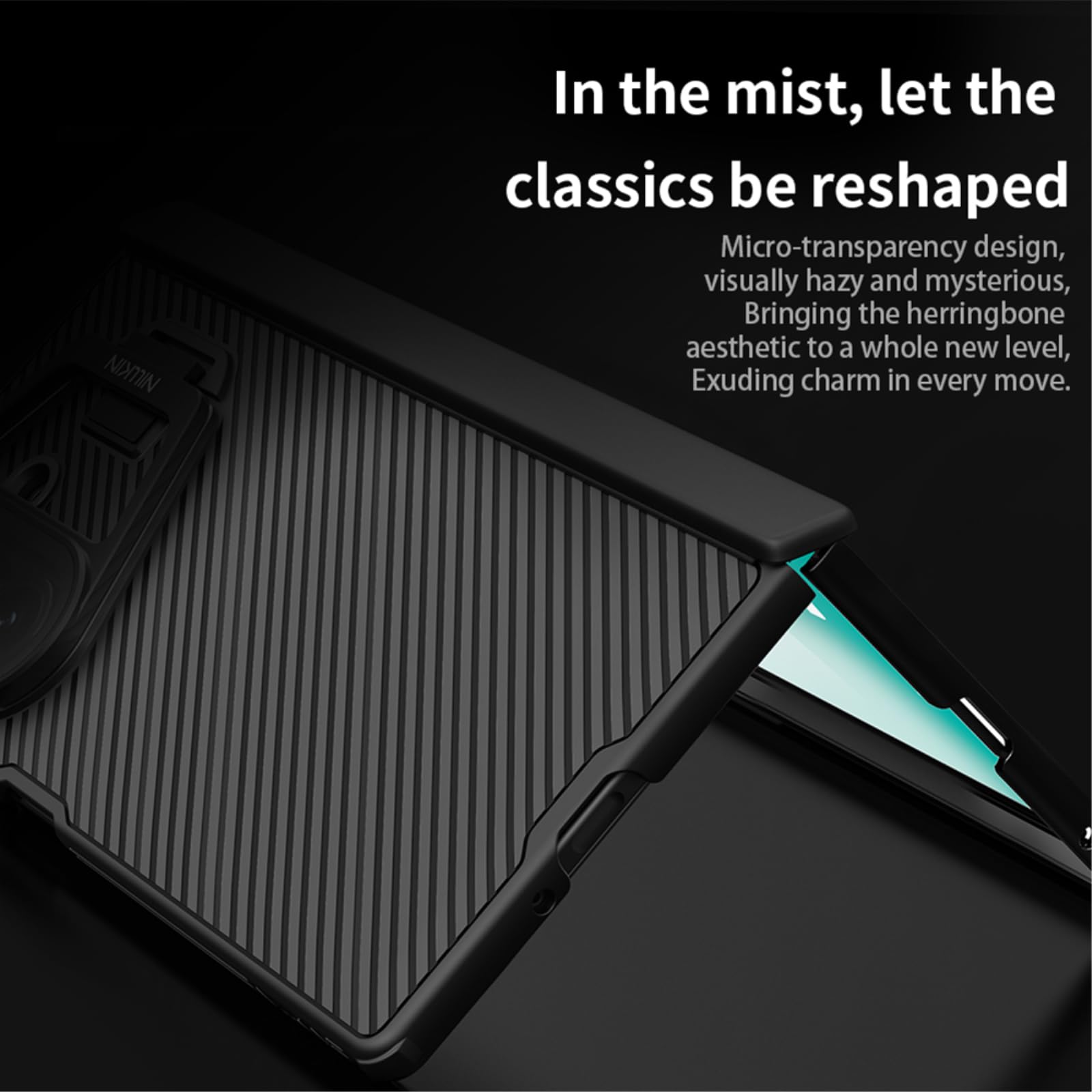 Funda para teléfono móvil magnética para Galaxy Z Fold 7, diseño Camshield, protección de cámara, funda plegable con soporte, con bolígrafo, para 7