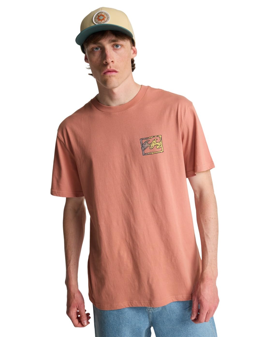 BILLABONG Crayon Wave - Short Sleeve T-Shirt - Men - Pink