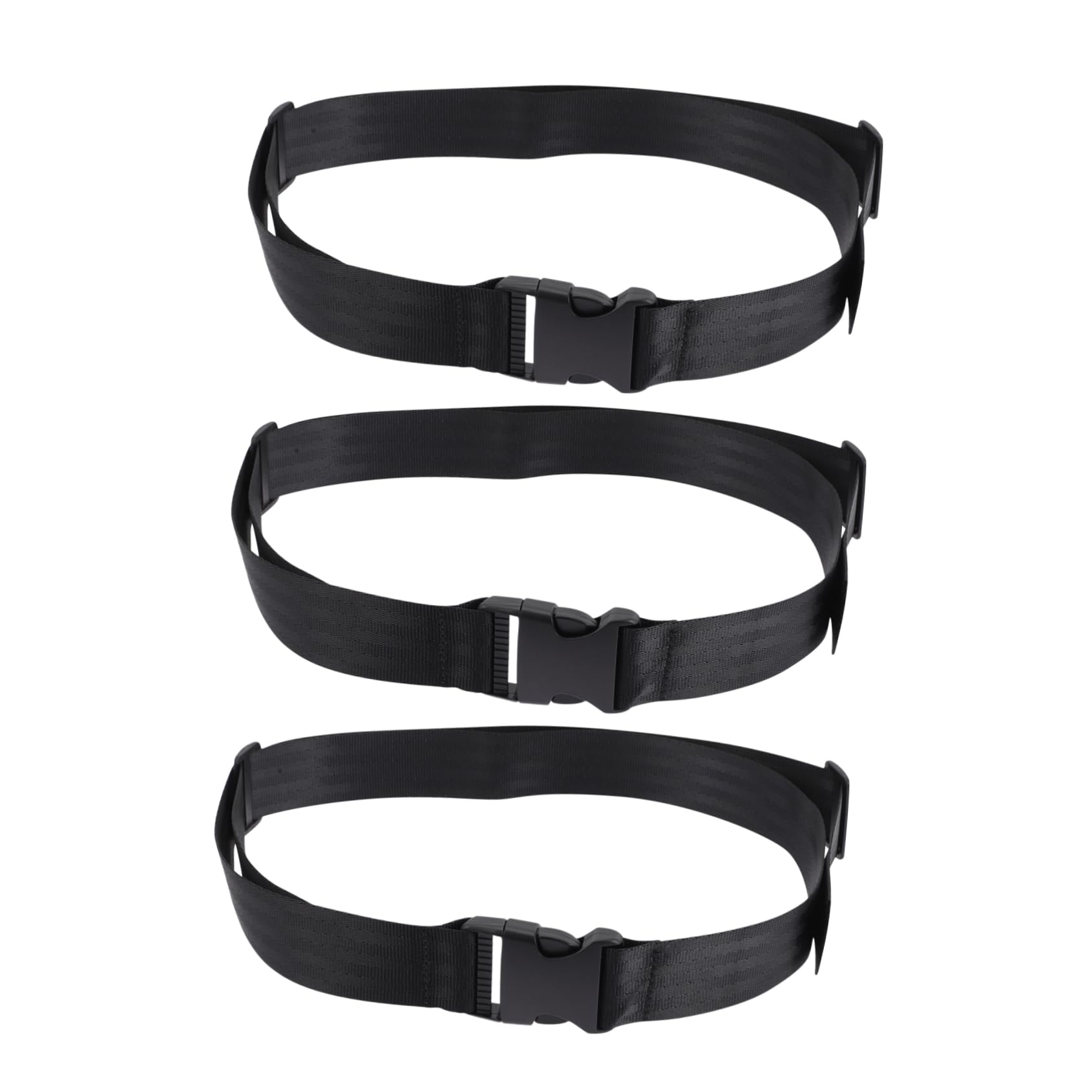 BESPORTBLE 3Pcs Adjustable High Chair Straps Secure Feeding Harness for Portable Safety Belt for Home Restaurant Travel Camping Easy Installation