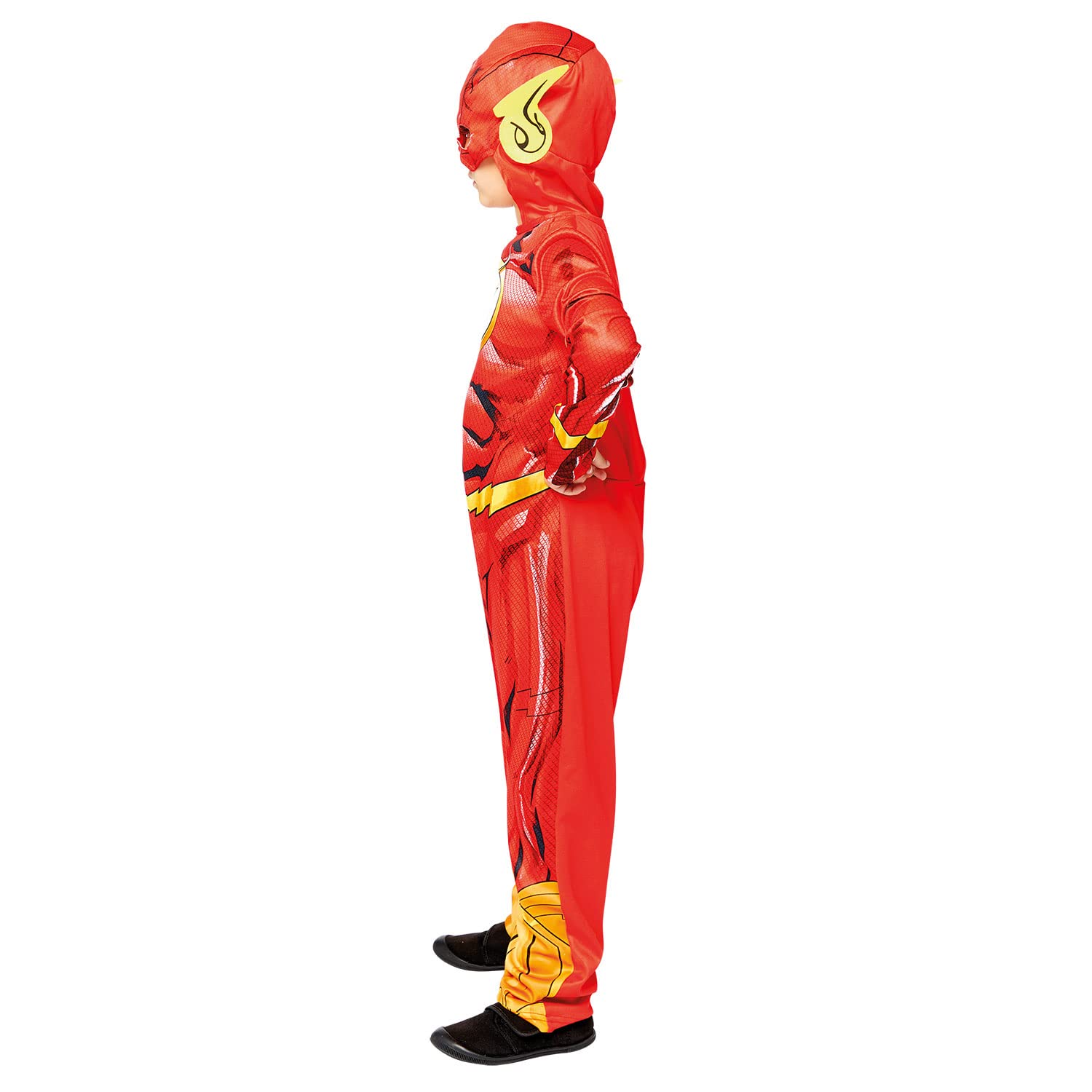 Amscan 9910119 - Oficjalny kostium dla dzieci Warner Bros the Flash Boys Sustainable Fancy Dress Wiek: 6-8 lat