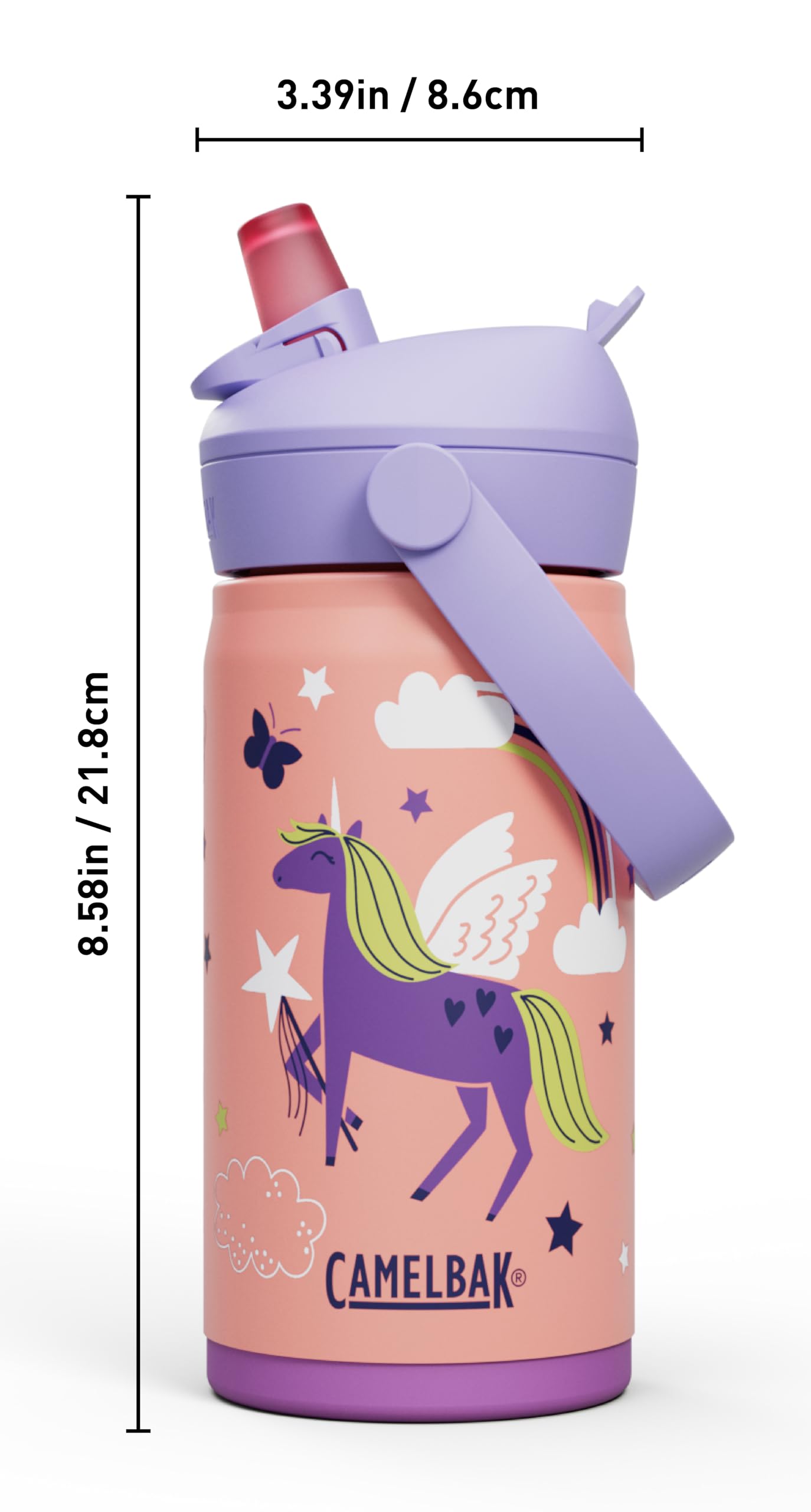 Camelbak Dzieci Thrive Flip Straw VSS Butelka na wodę Magic Unicorns 350 ml