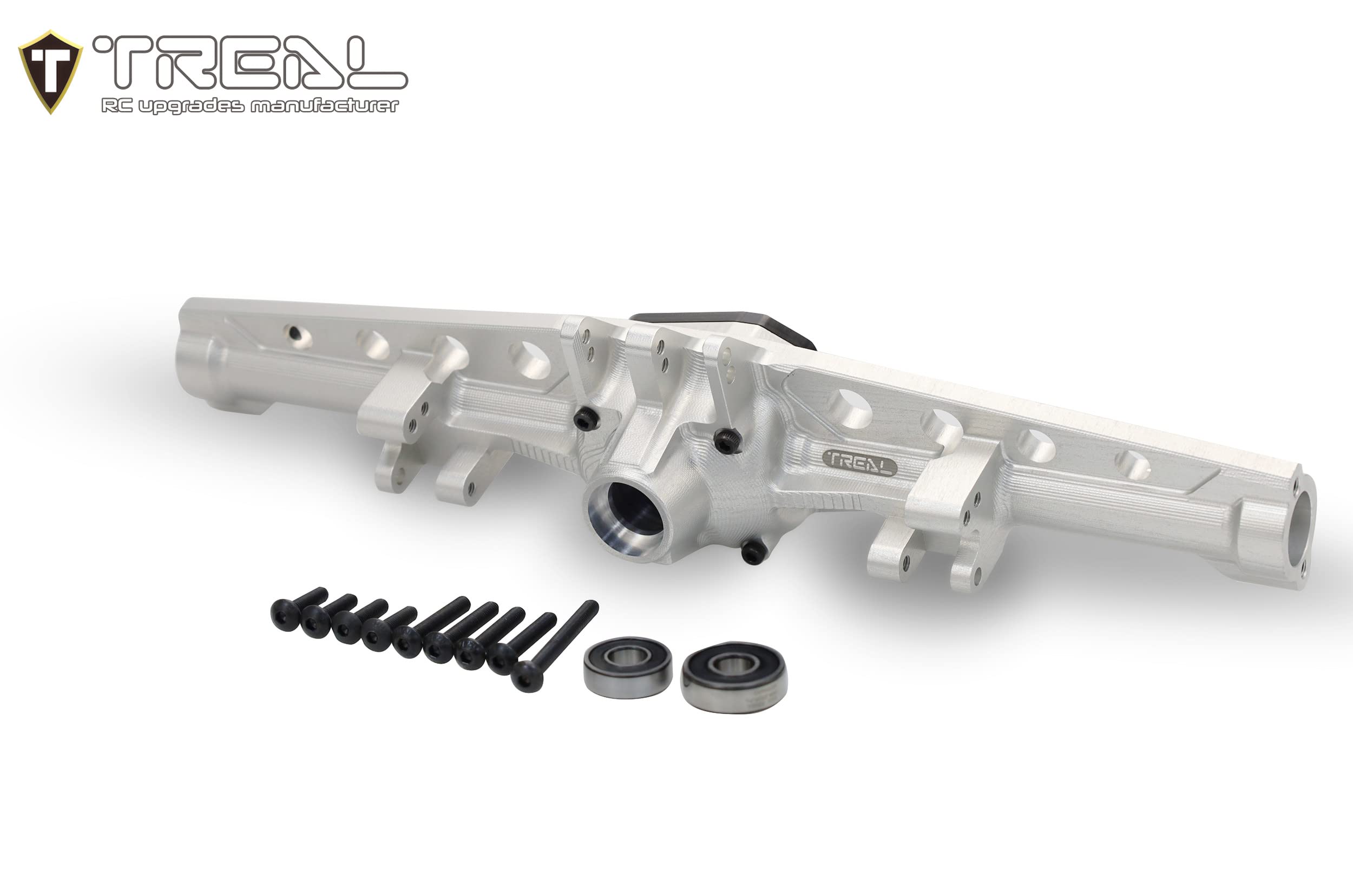 Amazon.com: TREAL SCX6 Rear Axle Diff Housing CNC Billet Machined