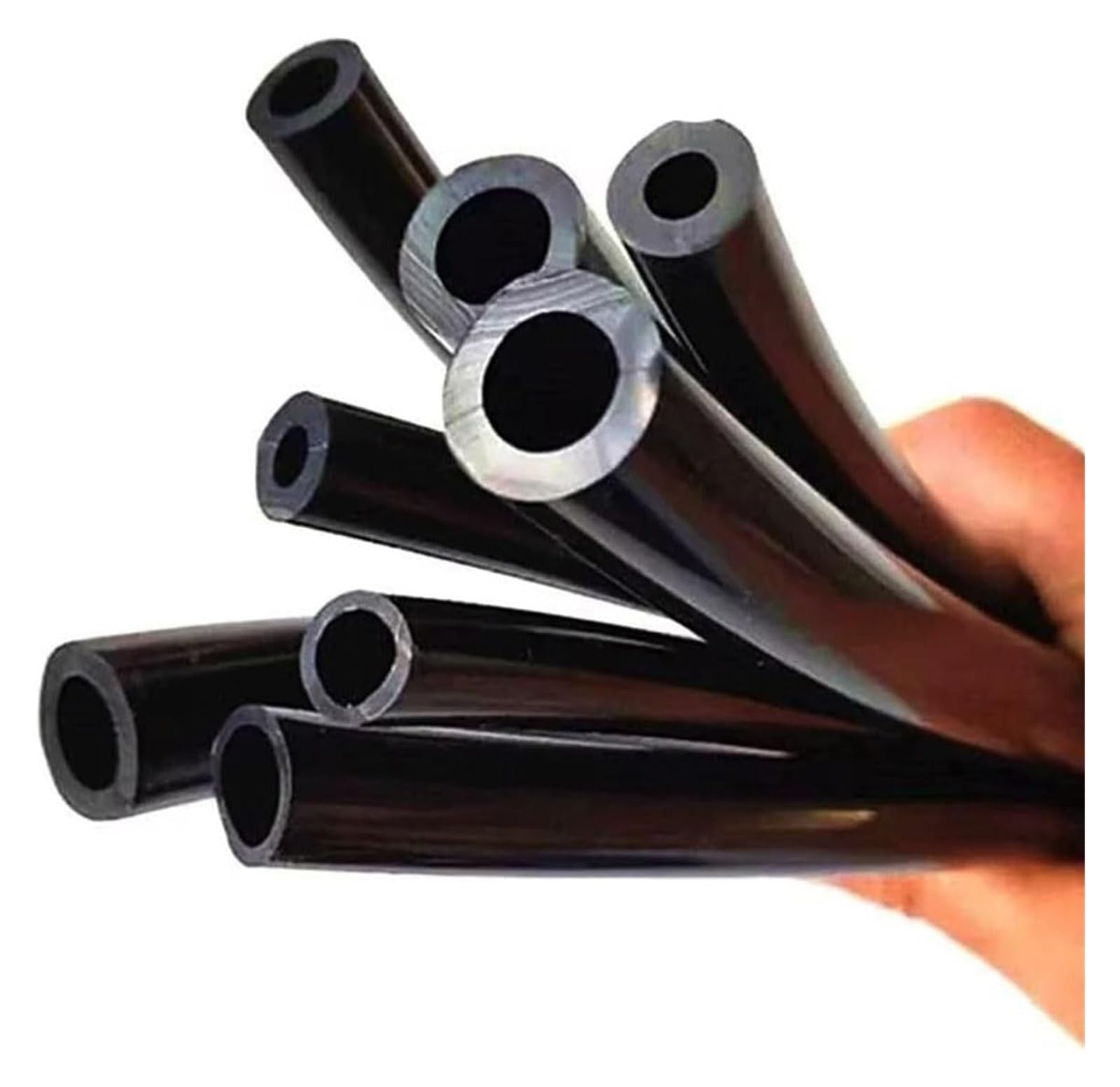 Flexibler Silikonschlauch, Schwarzer Gummischlauch(19mmx25mm 1M)