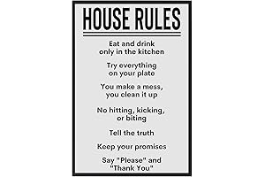 Family Rules Wall Decal