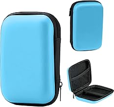 Carrying Case for RG36 Pro/R36 Pro/R36S/G35XX/RG353V, Full Body Protection Waterproof Shockproof EVA Handheld Game Console Travel Storage Box, Blue