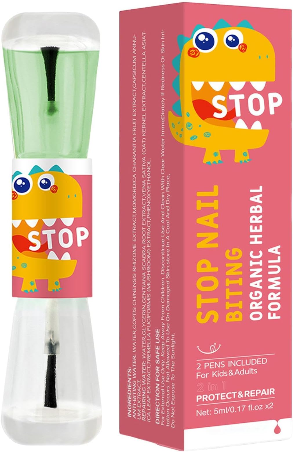 Stop Biting Your Nails | Thumb Sucking Solution Nail Strengthener | Nail Bite Plug, Nail Strengthening, No Bite Nail Polish, Nail Sucking Prevention