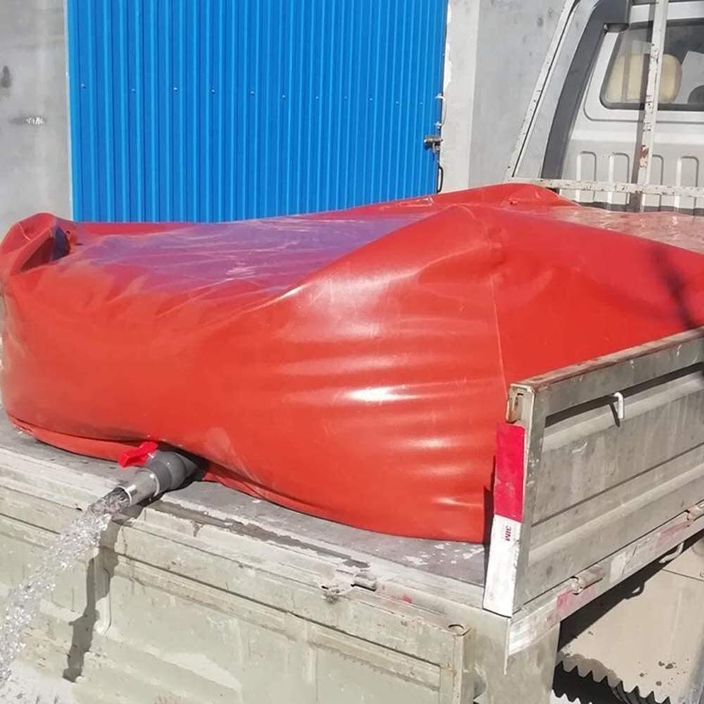 Tanque de agua Agua almacenaje, bolsa de almacenamiento, plegable al aire libre del tanque de agua con el grifo, la luz de gran capacidad de agua bolsa Bolsa de almacenamiento de agua plegable de gran