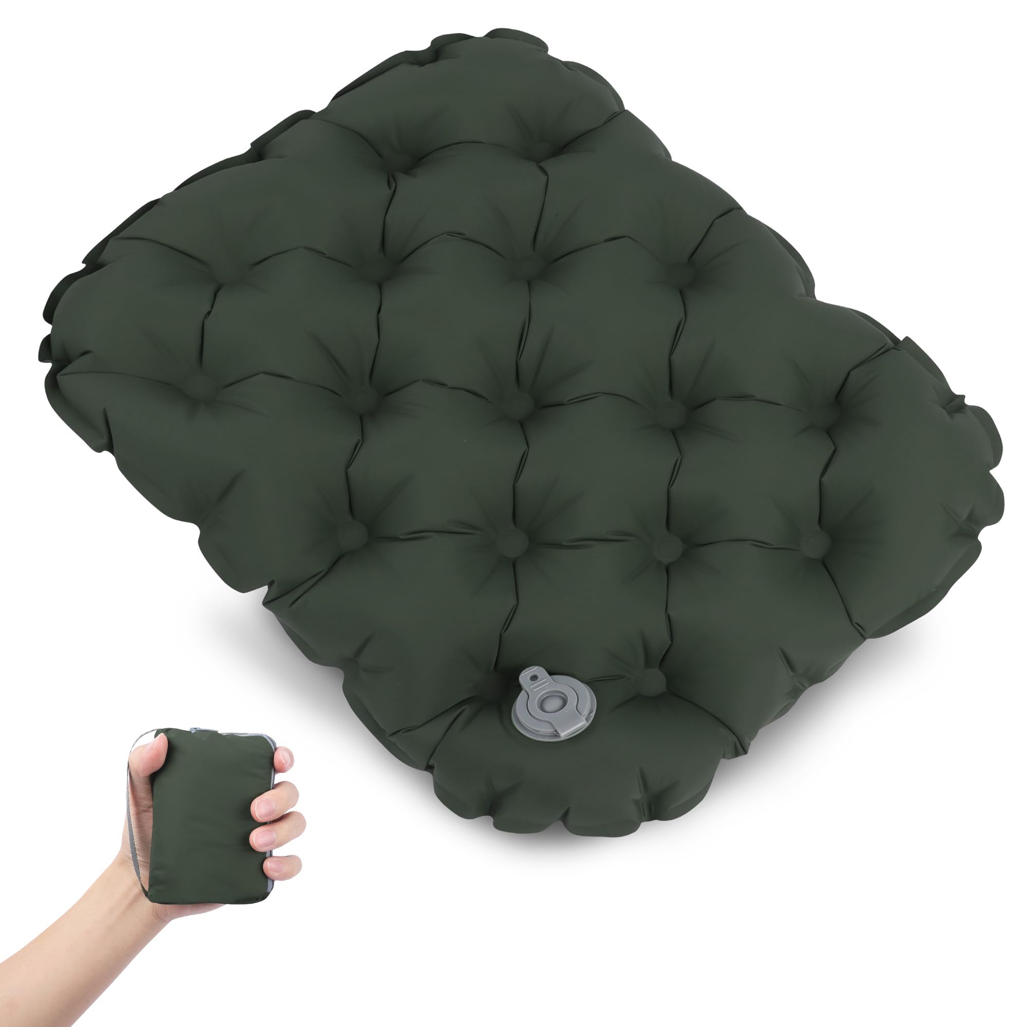 Lollanda Inflatable Air Cushion seat, Portable Travel Seat Cushion for Camping Office Chair, and Long Sitting