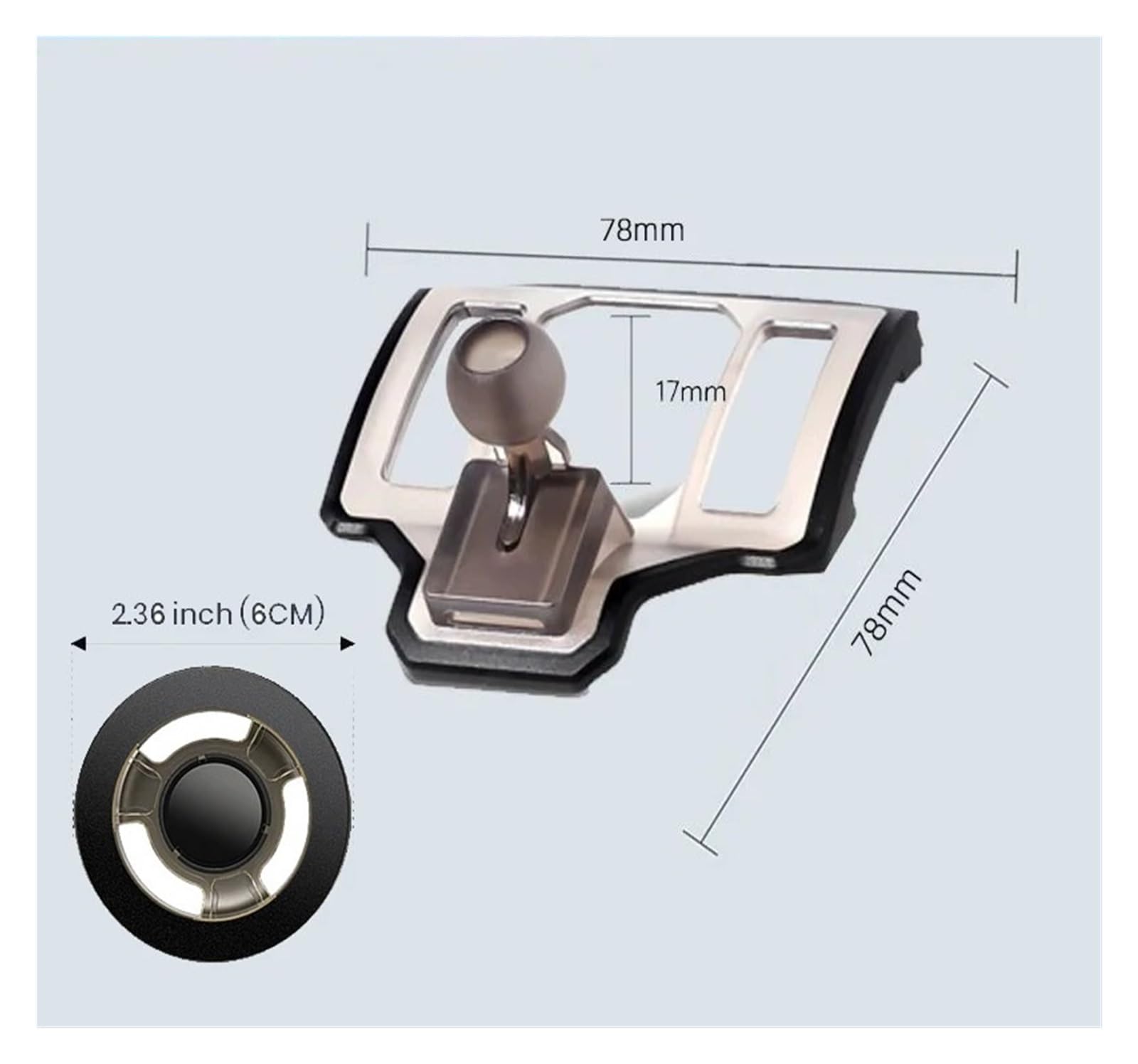 Soporte Magnético For Teléfono De Coche con Carga Inalámbrica
