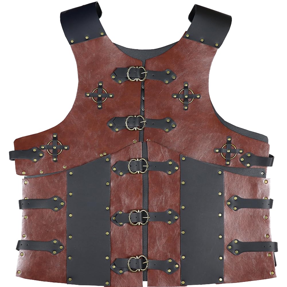 Gilet Médiéval Marron Foncé Pour Homme – Costume De Pirate