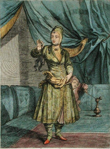 Impression d'affiches Femme persane Vanmour décoration mural tableau 60x90