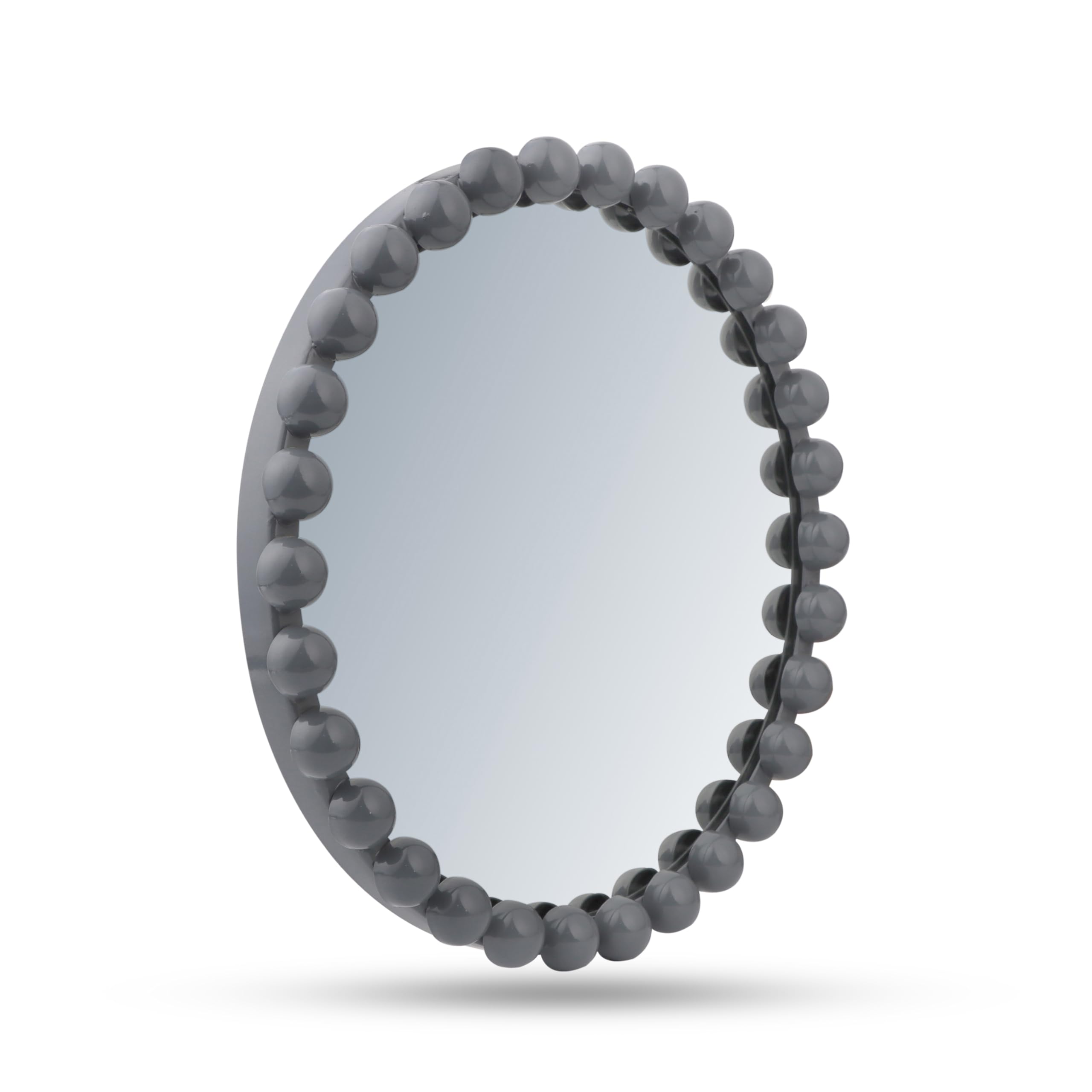 CLEENTABLE - Round Wall Mirror with Metal Frame Decorative Circle Mirror for Bathroom Vanity Entryway Living Room Farmhouse