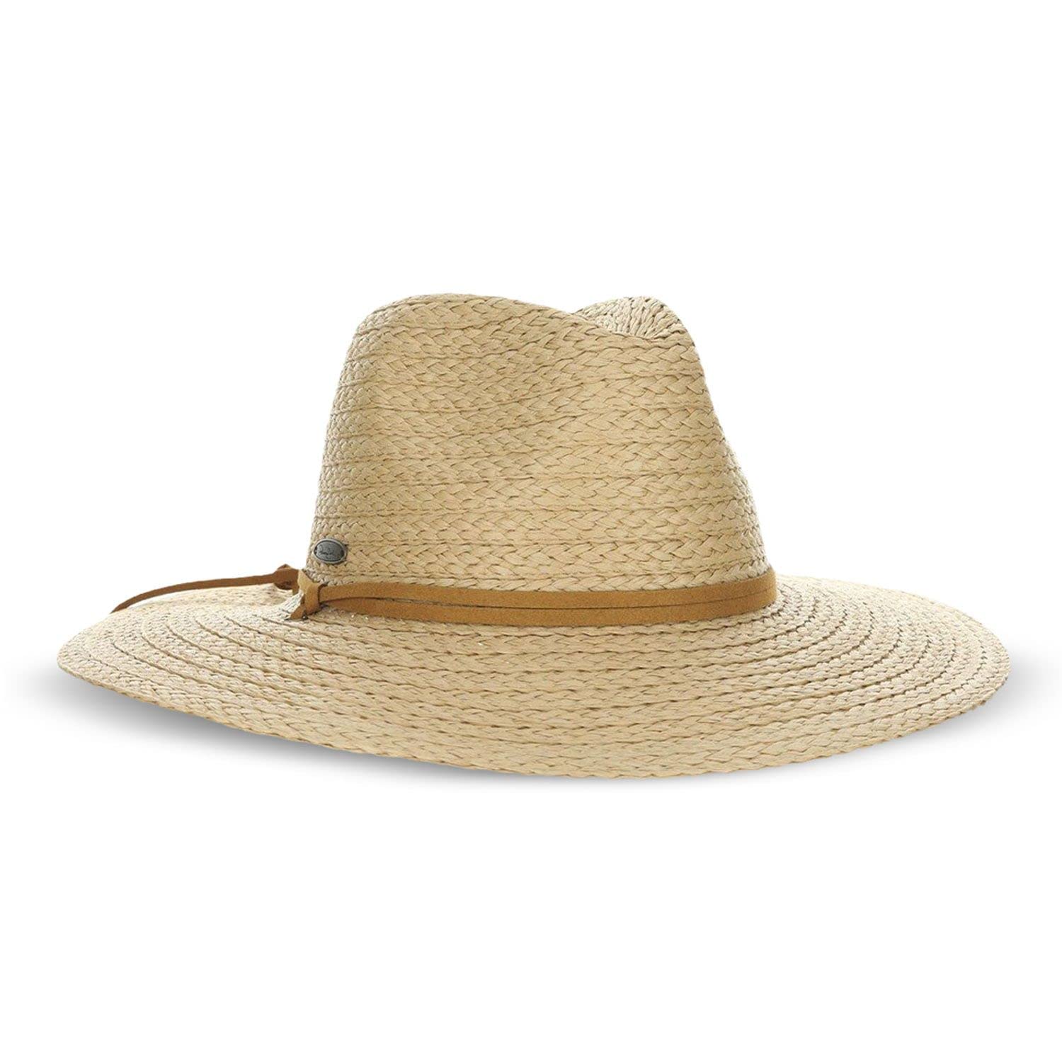 Panama JackWomen's Sun Hat - Paper Braid Straw, Safari, 3 1/2" Big Brim