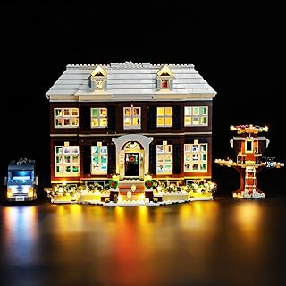 Kyglaring Induction Switch LED Lighting Kit for Lego Ideas Home Alone Exclusive 21330 Building Model Set - Without Lego Set (Classic Version)