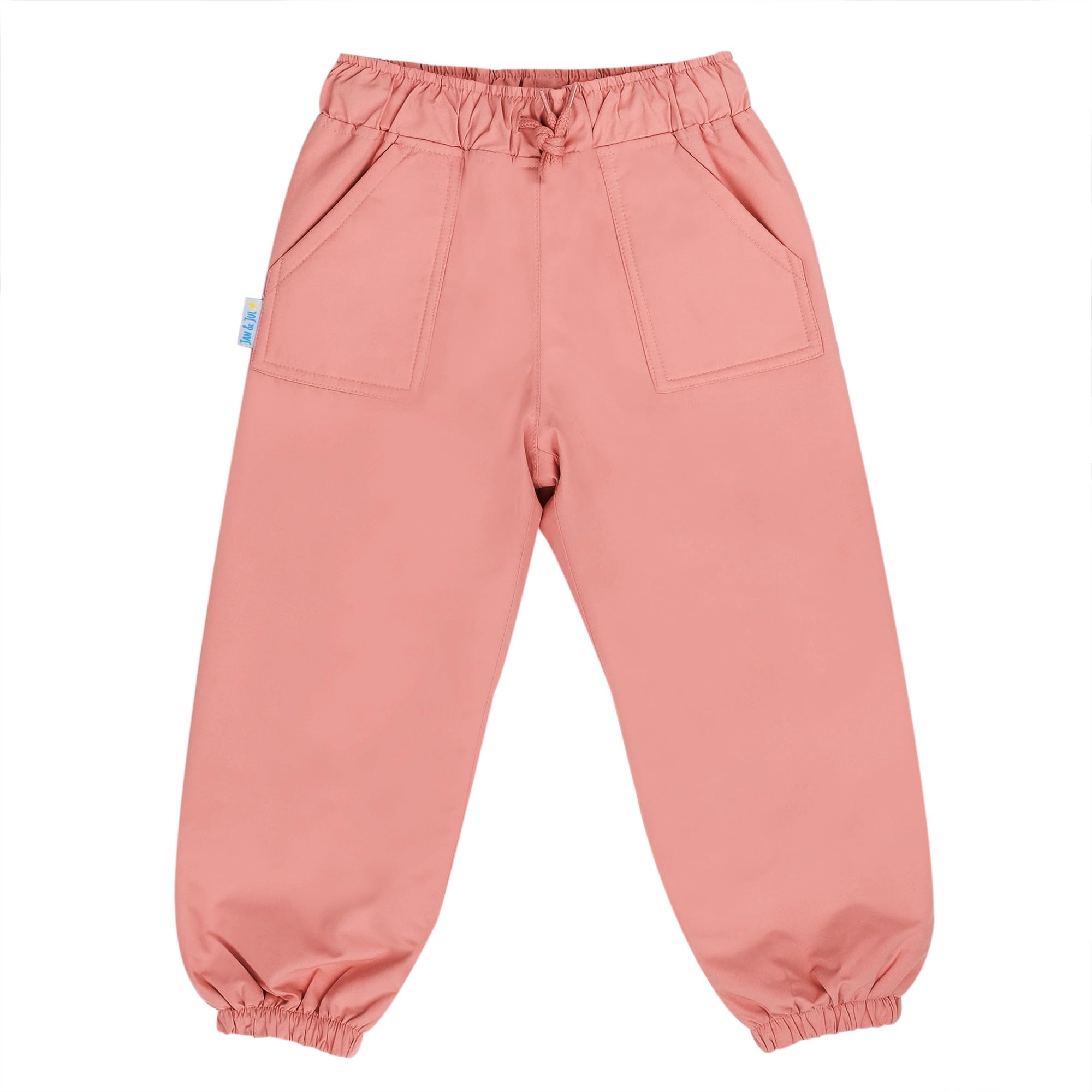 JAN &amp; JUL Girls' Puddle-Dry Rain Pants for Toddlers