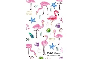 Flamingo Pocket Planner 2024 - 2025