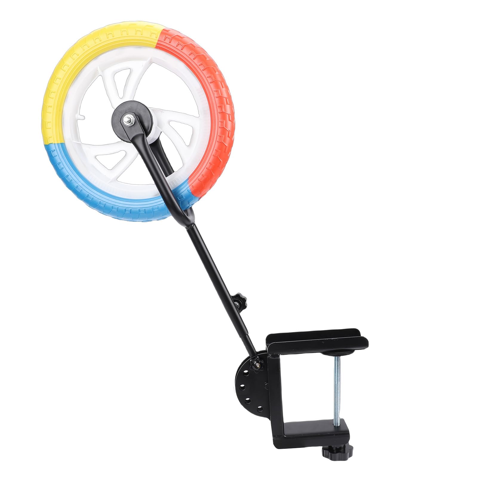 Bewinner Entrenador de Tenis de Mesa para un Jugador, Dispositivo de Entrenamiento Interior con ángulo y Ajustables con Abrazadera para Mesas de hasta 11 Cm, Material de Hierro para Practicar en Casa