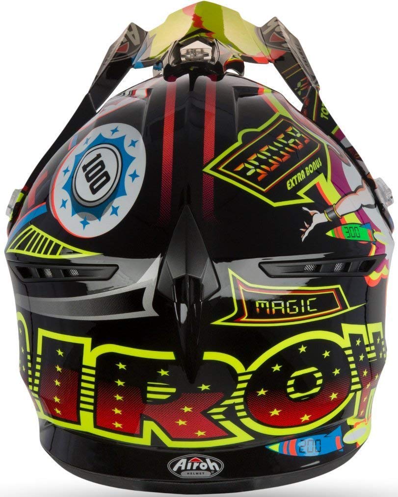 Casco Off-road Airoh Switch Gloss XL - Per Giovani, Con Interni Lavabili E Frontino Regolabile