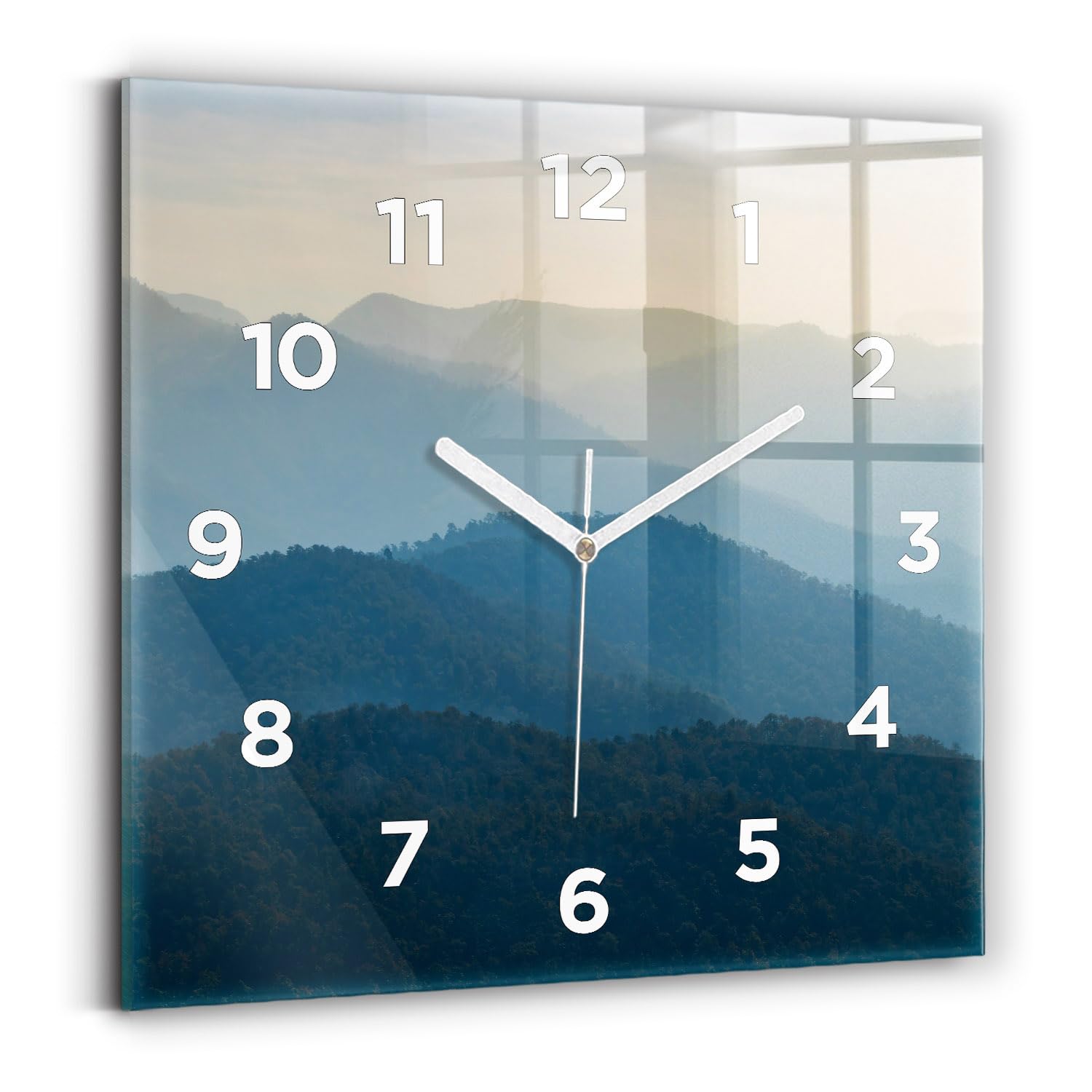 Horloge murale de qualité supérieure mécanique silencieux Wallfluent