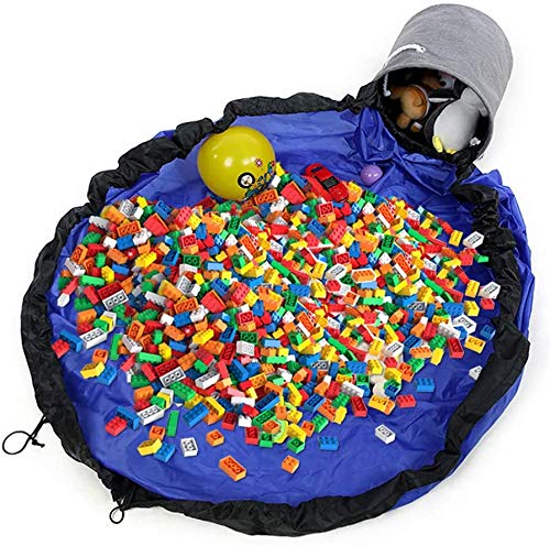 Children Play Mat,Cestas de Almacenamiento Plegables,Saco de Almacenamiento,Bolsa de Almacenamiento de Juguetes,Juguetes Almacenamiento,Bolsa de Juguetes Bebe