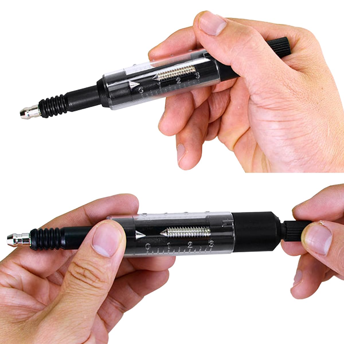 CGEAMDY Tester per Candele, Tester Regolabile per Bobine Di Accensione, Tester Di Accensione, Sistema Di Accensione Rilevatore Diagnostico Bobina Strumento, Strumenti Riparazione per Auto Moto
