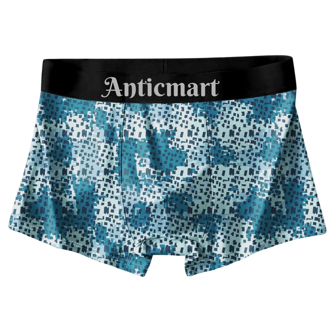 Men's Boxer Trunks Soft Stretch Underwear with Supportive Pouch-picture-31