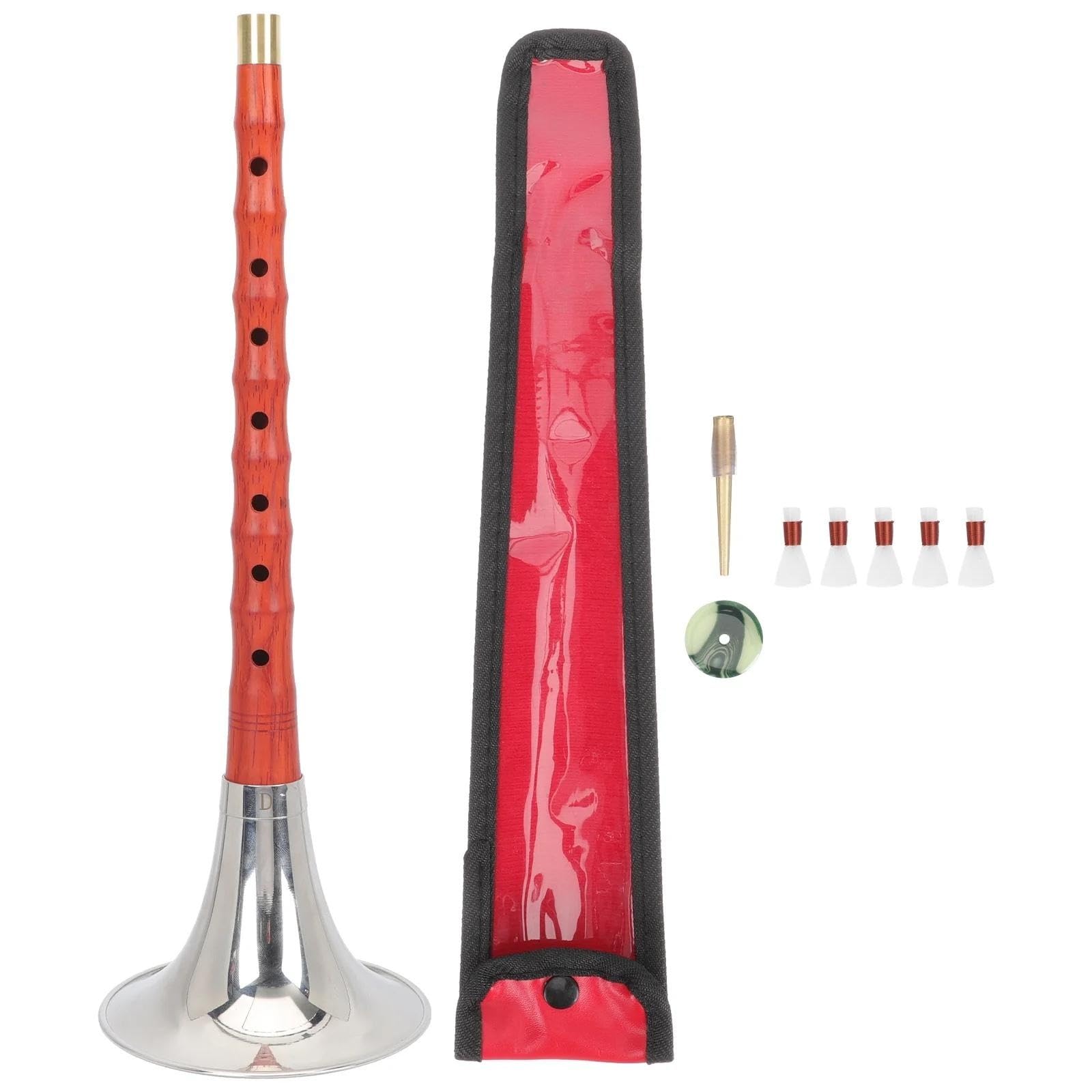 Suona Instrument Wind Instrument Wooden Suona Premium Traditional Chinese Professional Suona With Reeds