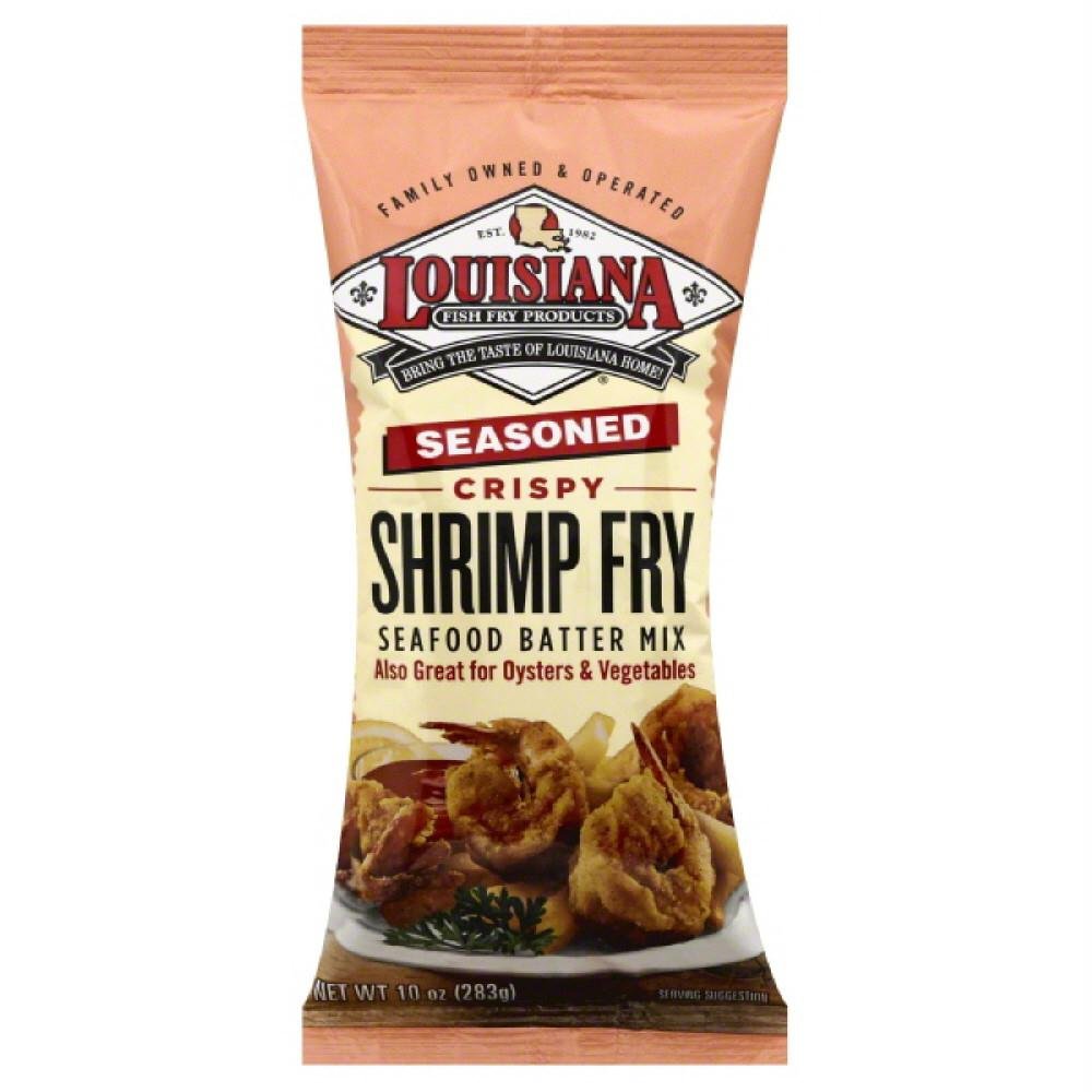 Louisiana Fish Fry Products - Seasoned Shrimp Fry, 10 Ounce Bag