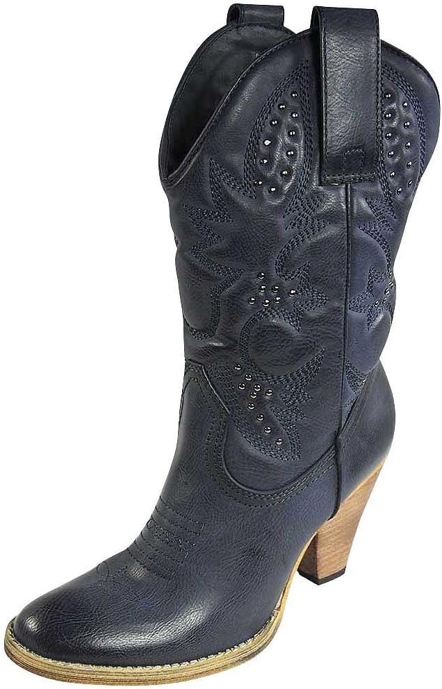 Very Volatile - Womens Denver Boot, Ink 37836-8B(M) US